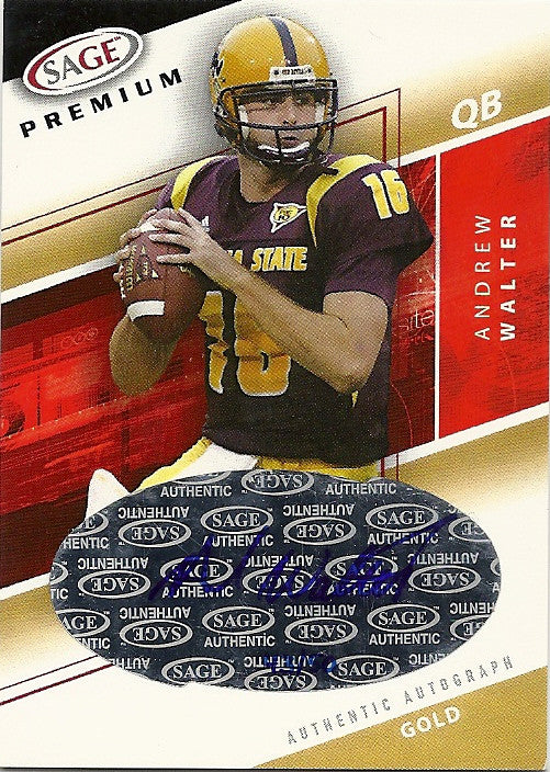 ARIZONA STATE SUN DEVILS ANDREW WALTERS ROOKIE AUTOGRAPH #ED TO 50