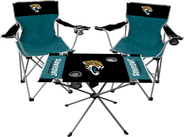 NFL NATIONAL FOOTBALL LEAGUE TAILGATE SET TABLE + 2 CHAIRS NEW YOU PICK TEAM