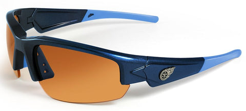 Tennessee Titans Sunglasses - Dynasty 2.0 Blue with Light Blue Tips