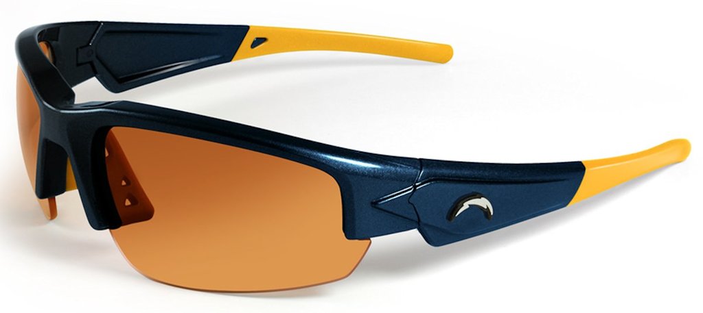 los angeles  Chargers Sunglasses - Dynasty 2.0 Blue with Yellow Tips