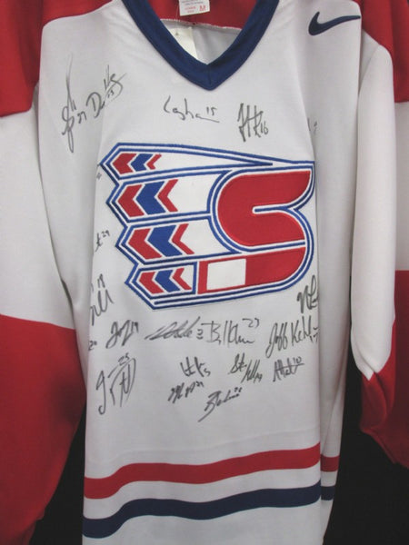 SPOKANE CHIEFS NIKE AUTOGRAPHED HOCKEY JERSEY SIZE MEDIUM ADULT NWT