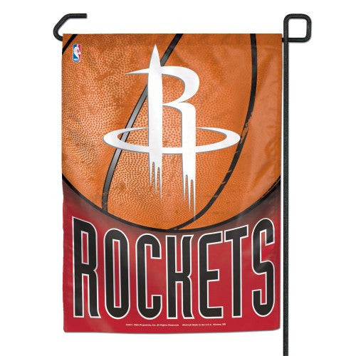 HOUSTON ROCKETS 11"x15" garden flag banner new