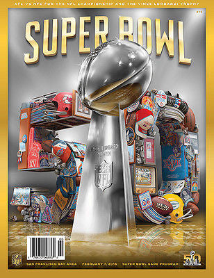 SUPER BOWL 50 OFFICIAL PROGRAM SHIPS NOW IN STOCK