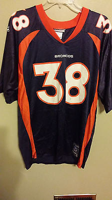 DENVER BRONCOS MIKE ANDERSON FOOTBALL JERSEY SIZE LARGE ADULT