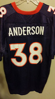 DENVER BRONCOS MIKE ANDERSON FOOTBALL JERSEY SIZE LARGE ADULT