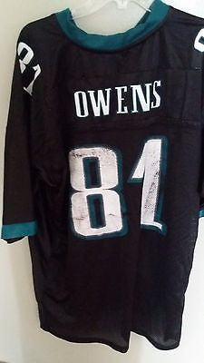 PHILADELPHIA EAGLES TERRELL OWENS FOOTBALL JERSEY SIZE XL  ADULT