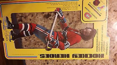 1975 CARTON CRAFT CORP MONTREAL CANADIANS LARRY ROBINSON AD STAND CARD