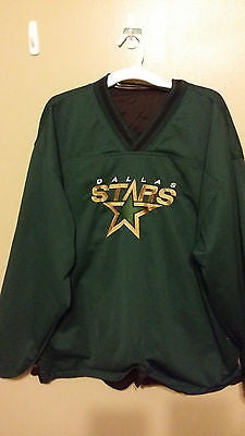 DALLAS STARS REVERSIBLE LIGHTWEIGHT JACKET SIZE XL  ADULT