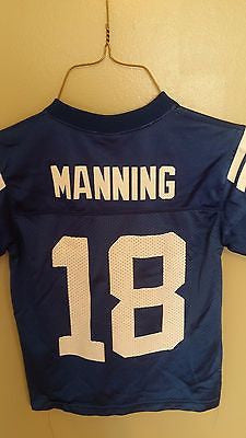 INDIANAPOLIS COLTS PEYTON MANNING FOOTBALL JERSEY SIZE 8 YOUTH #6