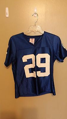 INDIANAPOLIS COLTS JOSEPH ADDAI FOOTBALL JERSEY SIZE SMALL  ADULT WOMANS