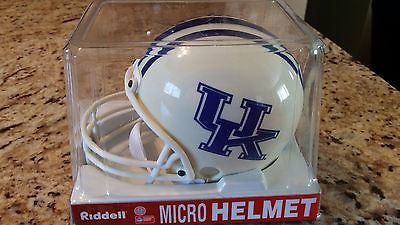 WHITE KENTUCKY WILDCATS RIDDELL MICRO FOOTBALL HELMET NEW IN PACKAGE – Bandwagonfanz Sports