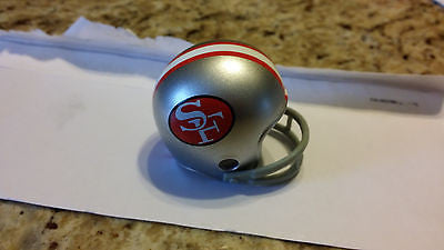 SAN FRANCISCO 49ERS SILVER THROWBACK  2 BAR POCKET PRO HELMET