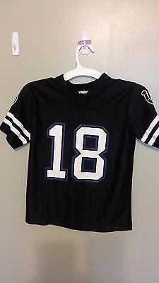 INDIANAPOLIS COLTS PEYTON MANNING BLACK FOOTBALL  JERSEY SIZE MED YOUTH