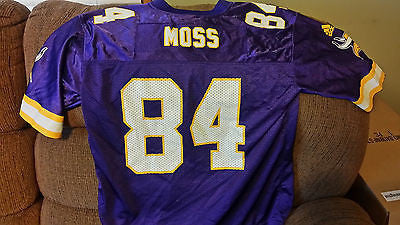 MINNESOTA VIKINGS RANDY MOSS ADIDAS FOOTBALL JERSEY SIZE 14-16 YOUTH