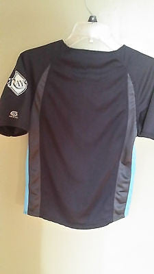 TAMPA BAY RAYS TRUE FAN BASEBALL JERSEY SIZE LARGE YOUTH