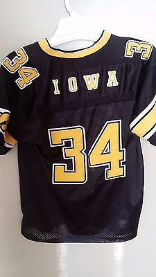 IOWA HAWKEYES  COLOSSEUM FOOTBALL JERSEY SIZE SM/MD 8-12 YOUTH