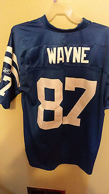 INDIANAPOLIS COLTS REGGIE WAYNE STITCHED FOOTBALL JERSEY SIZE XL  ADULT