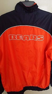 CHICAGO BEARS NFL LIGHTWEIGHT JACKET SIZE LARGE ADULT