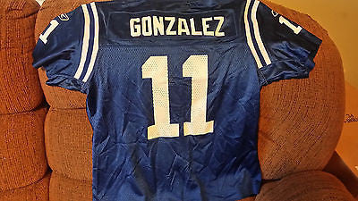 INDIANAPOLIS COLTS TONY GONZALEZ FOOTBALL JERSEY SIZE LARGE ADULT WOMENS