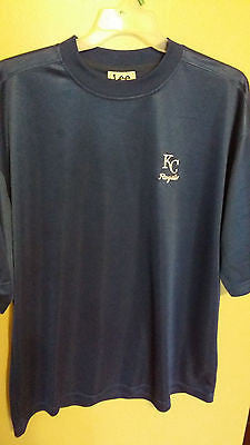 KANSAS CITY ROYALS LEE PULLOVER SHIRT SIZE 2XL ADULT