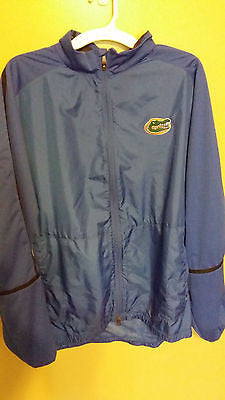 NIKE FLORIDA GATORS  LIGHTWEIGHT ZIP UP JACKET SIZE 2XL ADULT