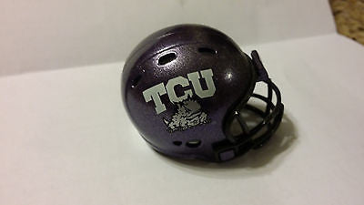 TCU HORNED FROGS THROWBACK POCKET PRO HELMET RIDDELL REVOLUTION