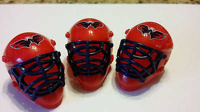 LOT OF 3 WASHINGTON CAPITALS POCKET SIZED GOALIE MASK HELMETS FRANKLIN BULK