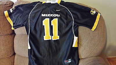 NIKE MISSOURI TIGERS  FOOTBALL JERSEY SIZE L 16-18 YOUTH