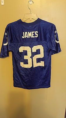 INDIANAPOLIS COLTS EDGERRIN JAMES FOOTBALL JERSEY SIZE L YOUTH