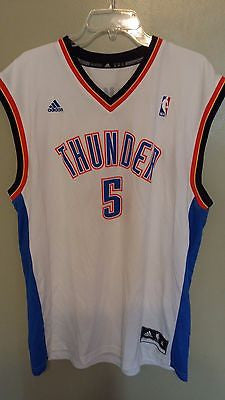 OKLAHOMA CITY THUNDER KENDRICK PERKINS BASKETBALL JERSEY SIZE XL