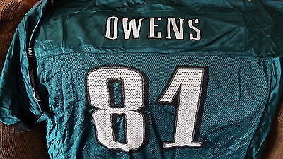 PHILADELPHIA EAGLES TERRELL OWENS  FOOTBALL JERSEY SIZE XL  ADULT REEBOK