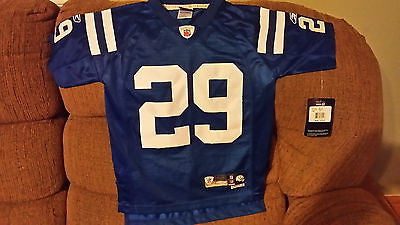 INDIANAPOLIS COLTS JOSEPH ADDAI  FOOTBALL JERSEY SIZE SM 8 YOUTH NWT STITCHED