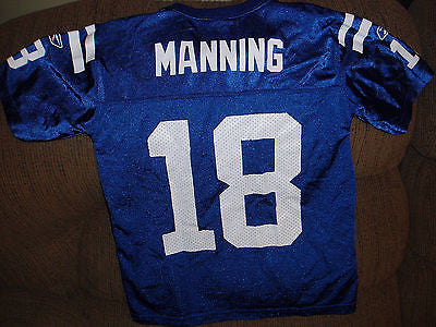 INDIANAPOLIS COLTS PEYTON MANNING  FOOTBALL JERSEY SIZE SM 8  YOUTH