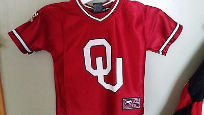 OKLAHOMA SOONERS FOOTBALL JERSEY SIZE SM 3T TODDLER YOUTH