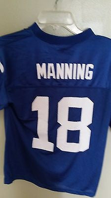 INDIANAPOLIS COLTS PEYTON MANNING FOOTBALL JERSEY SIZE L LARGE 14/16 YOUTH