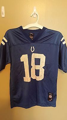 INDIANAPOLIS COLTS PEYTON MANNING  FOOTBALL JERSEY SIZE L 14-16 YOUTH