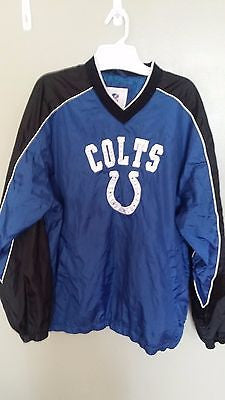 INDIANAPOLIS COLTS LIGHTWEIGHT PULL OVER JACKET SIZE XL ADULT #62017