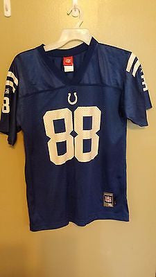 INDIANAPOLIS COLTS MARVIN HARRISON REEBOK  FOOTBALL JERSEY SIZE XL 18-20 YOUTH