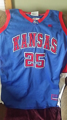 KANSAS JAYHAWKS COLOSSEUM BASKETBALL JERSEY SIZE XL ADULT