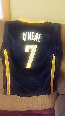 INDIANA PACERS JERMAINE O'NEAL JERSEY SIZE MED 10-12 YOUTH