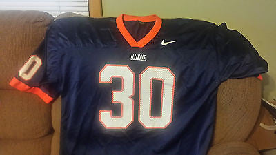 ILLINIOS FIGHTING ILLINI NIKE FOOTBALL JERSEY SIZE XL ADULT