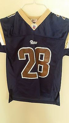 ST LOUIS RAMS MARSHALL FAULK FOOTBALL JERSEY SIZE 10/12 YOUTH