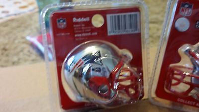 LOT OF 3 NEW ENGLAND PATRIOTS SUPER BOWL 39 CHROME POCKET PRO HELMETS BULK