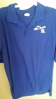 DUKE BLUE DEVILS POLO SHIRT SIZE LARGE ADULT