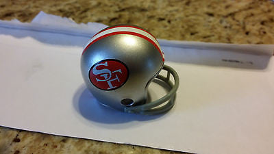 SAN FRANCISCO 49ERS SILVER THROWBACK  2 BAR POCKET PRO HELMET