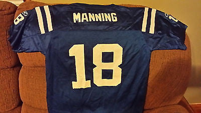 INDIANAPOLIS COLTS PEYTON MANNING FOOTBALL JERSEY SIZE L 14-16 YOUTH