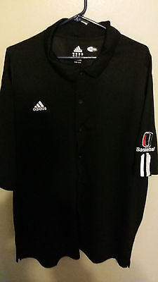 NEBRASKA OMAHA UNO MAVERICKS ADIDAS BASKETBALL BUTTON UP SHIRT SIZE 2XL ADULT