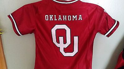 OKLAHOMA SOONERS FOOTBALL JERSEY SIZE SM 3T TODDLER YOUTH