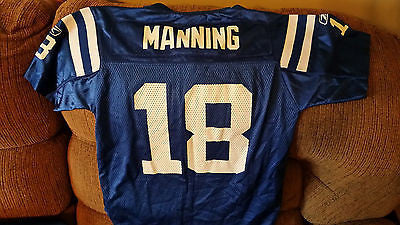 INDIANAPOLIS COLTS PEYTON MANNING FOOTBALL JERSEY  SIZE MED YOUTH TEAM REEBOK