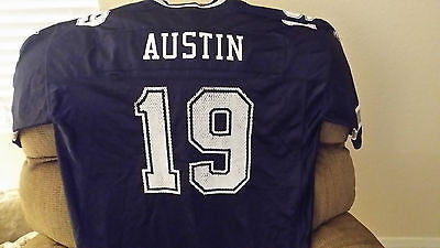 DALLAS COWBOYS MILES AUSTIN FOOTBALL JERSEY SIZE XL  ADULT